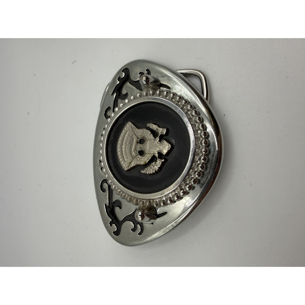 Vintage Silver President of the United States Seal Belt Buckle